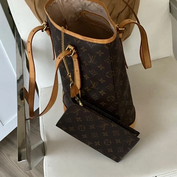Louis Vuitton Monogram Bucket GM Tote Bag Brown - Picture 9 of 16